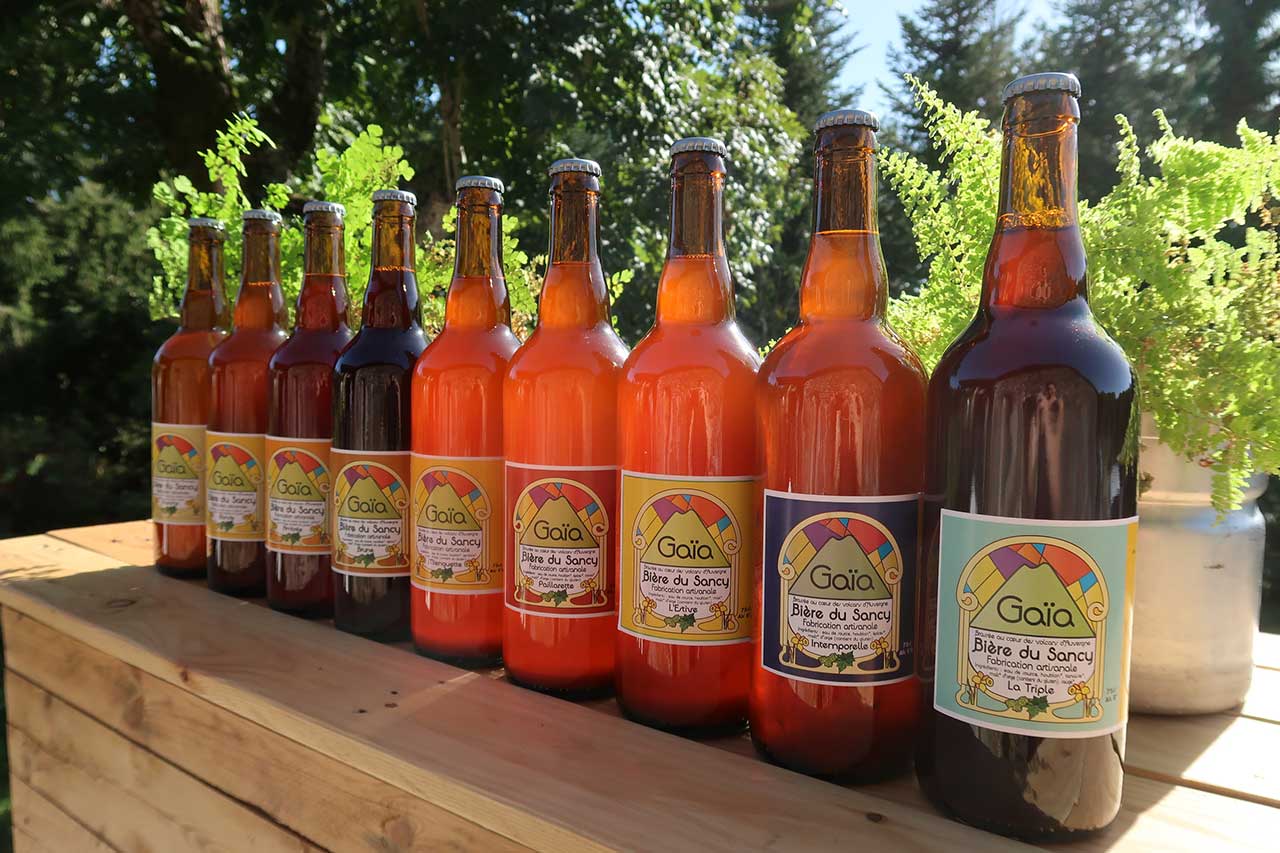 Bouteilles de bière - Gaïa Bière du Sancy Bouteilles de bière - Gaïa Bière du Sancy
